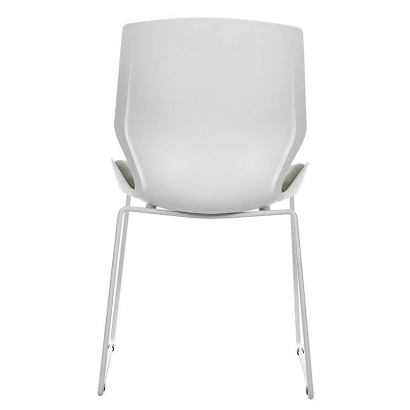 Scaun Genuine alb-Gri, 48x43x88 cm