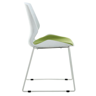 Scaun Genuine, alb-Gri, 48x43x88 cm, foto produs 8