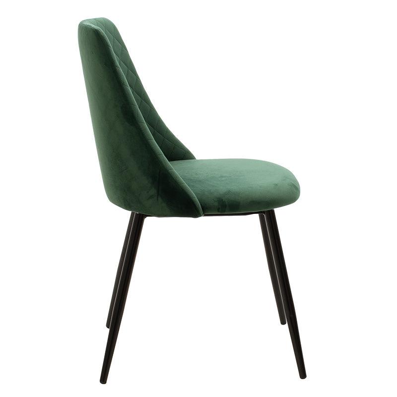 Scaun Giselle, 60x60x90 cm - Verde inchis