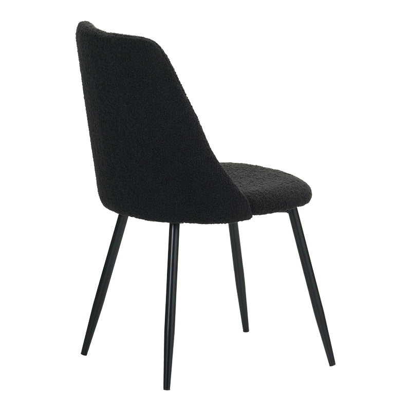 Scaun Giselle, negru, 43x48x82 cm