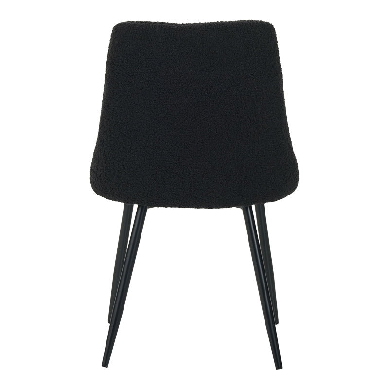 Scaun Giselle, negru, 43x48x82 cm