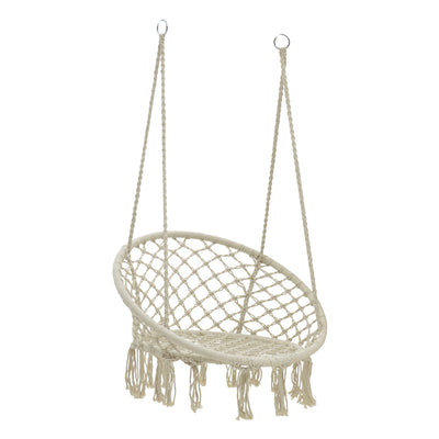 mobilier de gradina Scaun hamac Eventful rope bej 82x82x133 cm