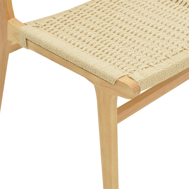 Scaun Julien din si sfoara 61x54x85 cm, Multicolor - Natural, 49x59 cm - Natural