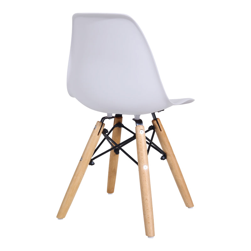 Scaun Julita pentru copii albastru si lemn de fag, Natural, 35x31x58 cm - Natural