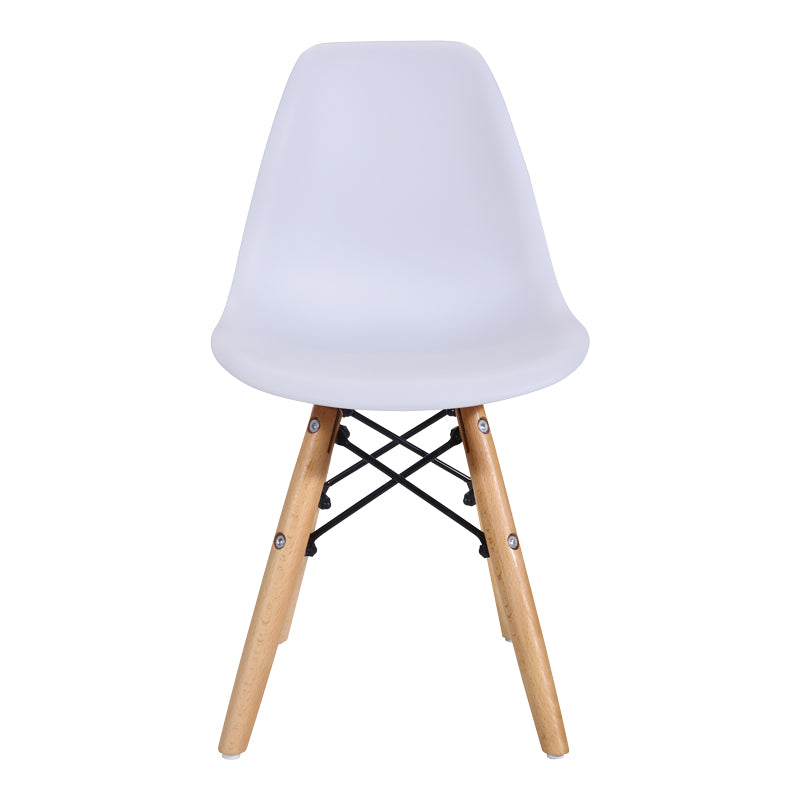 Scaun Julita pentru copii albastru si lemn de fag, Natural, 35x31x58 cm - Natural