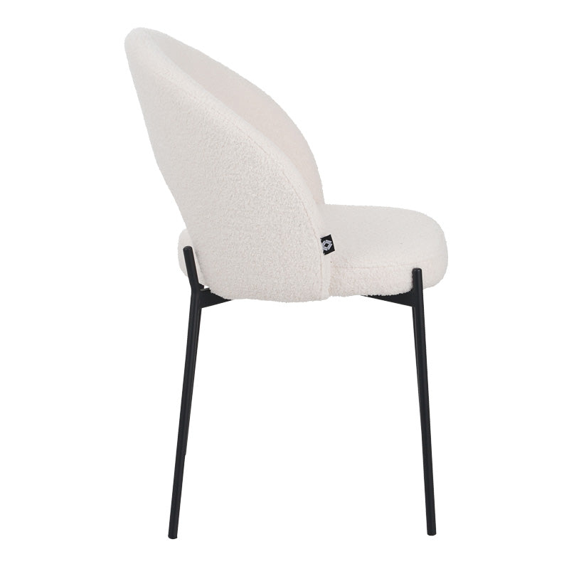 Scaun Masebo de la din Alb, 68x66x82 cm - Alb