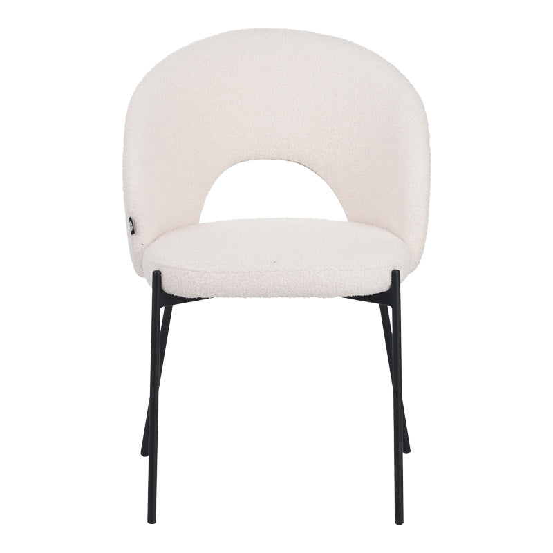 Scaun Masebo de la din Alb, 68x66x82 cm - Alb