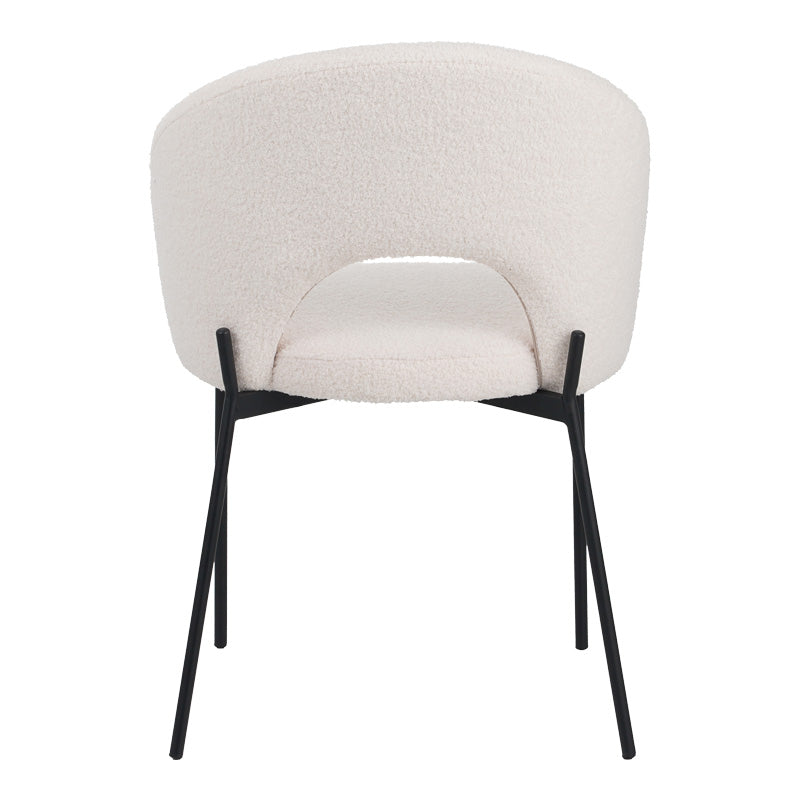 Scaun Masebo de la din Alb, 68x66x82 cm - Alb
