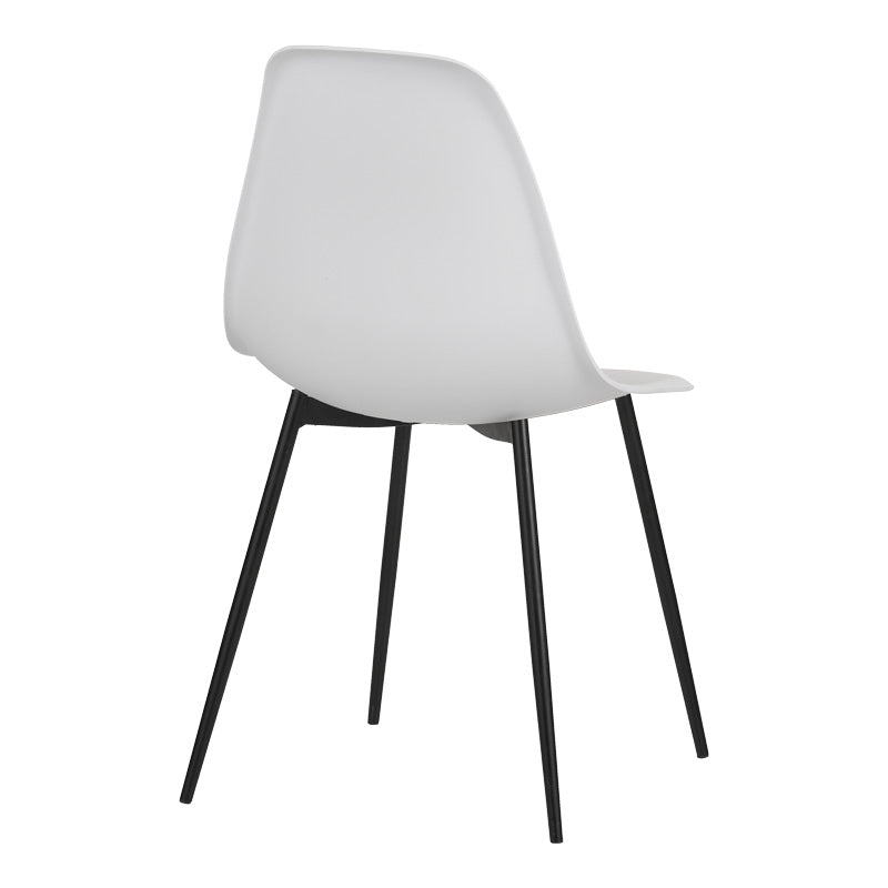Scaun modern Ballen, Alb, 41x53x84 cm
