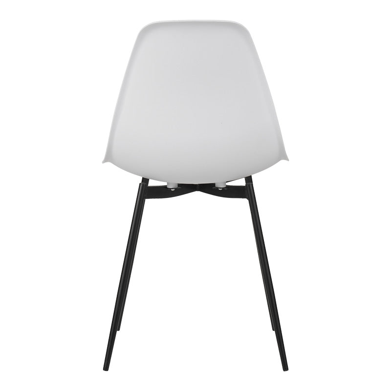 Scaun modern Ballen, Alb, 41x53x84 cm
