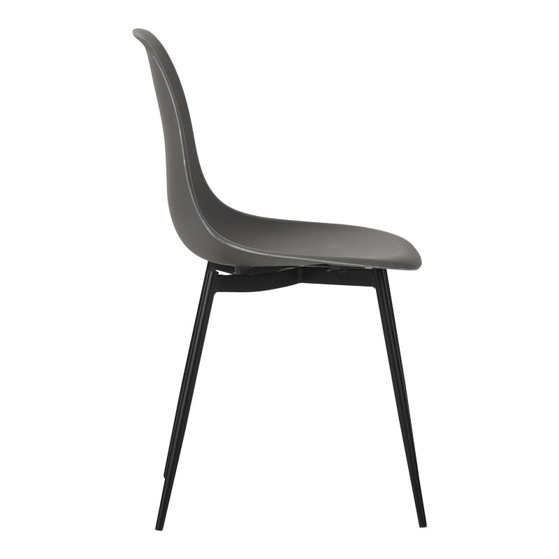 Scaun modern Ballen, antracit, 41x53x84 cm, perspectiva suplimentara