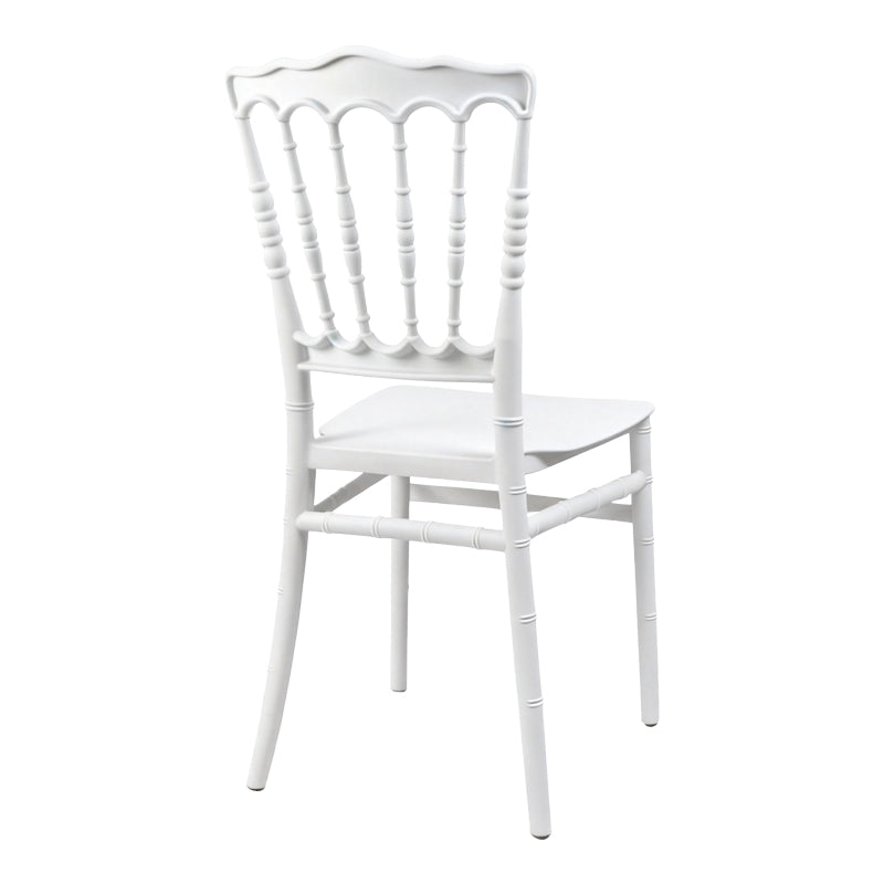 Scaun Napoleon, alb, 38x46x89 cm