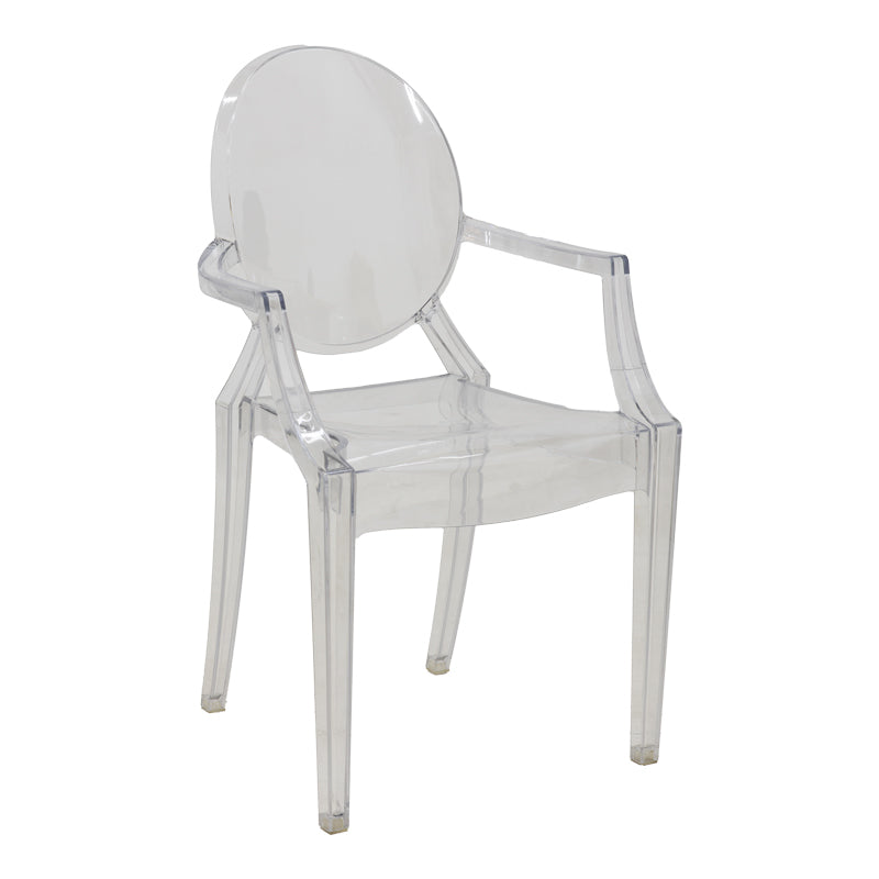 Scaun Narova PC Transparent 43x48x92 cm