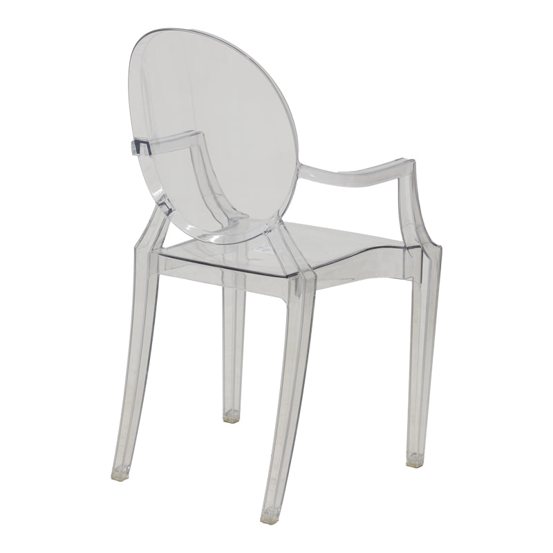 Scaun Narova PC Transparent, Multicolor, 43x48x92 cm
