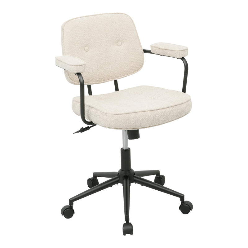 Scaun Office chair Leberta, Stofa - Bej