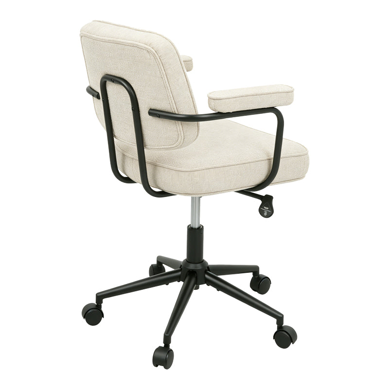 Scaun Office chair Leberta, Stofa - Bej
