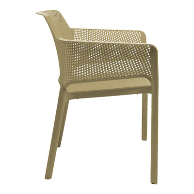 Scaun Oviez, capucino, Bej, 59x58x79 cm, detaliu produs