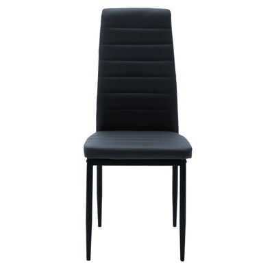 Scaun Parker, gri inchis, 42x48x98 cm, perspectiva suplimentara