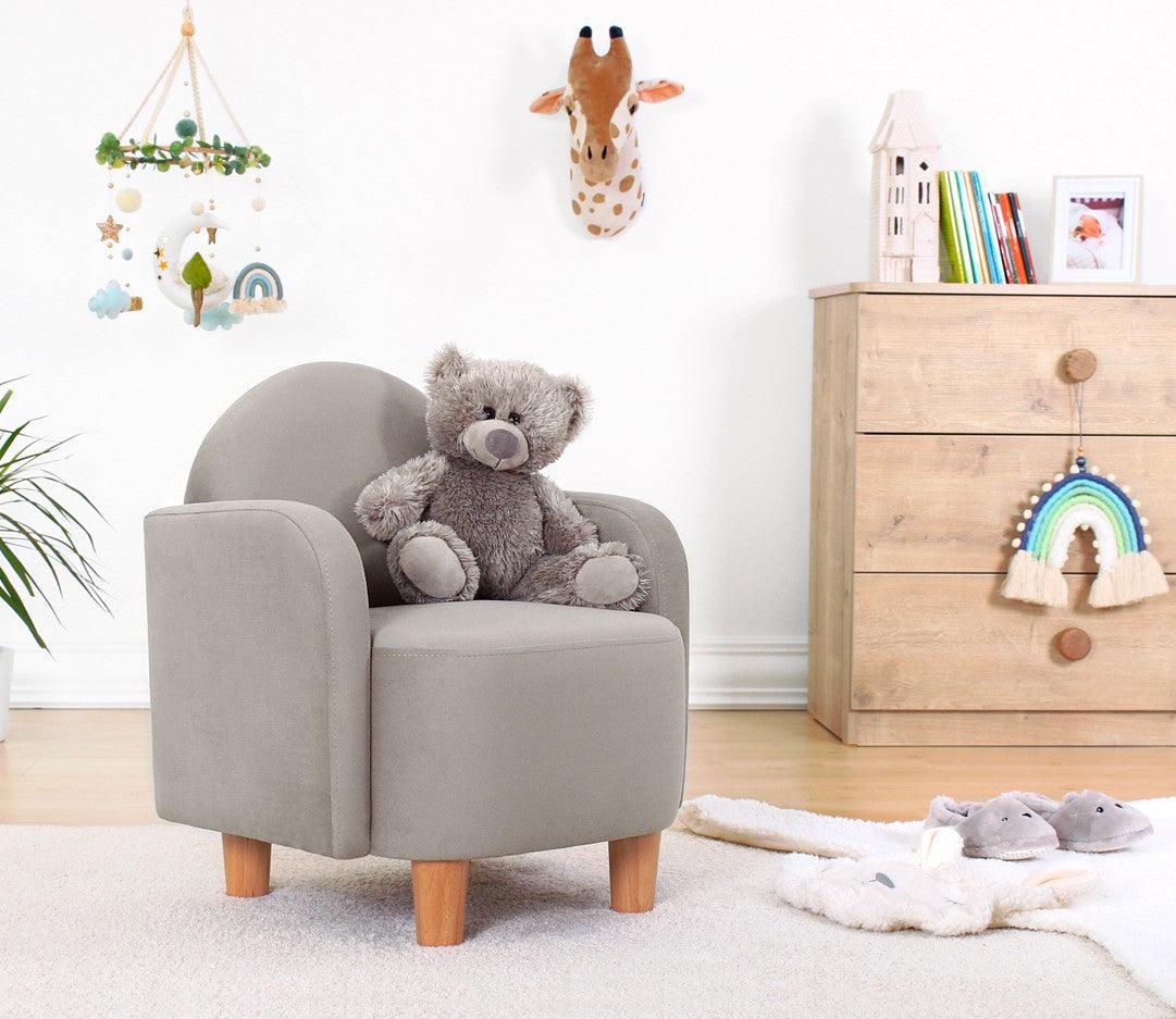 Scaun pentru Copii Nock, Gri, 35 x 51 x 47 cm