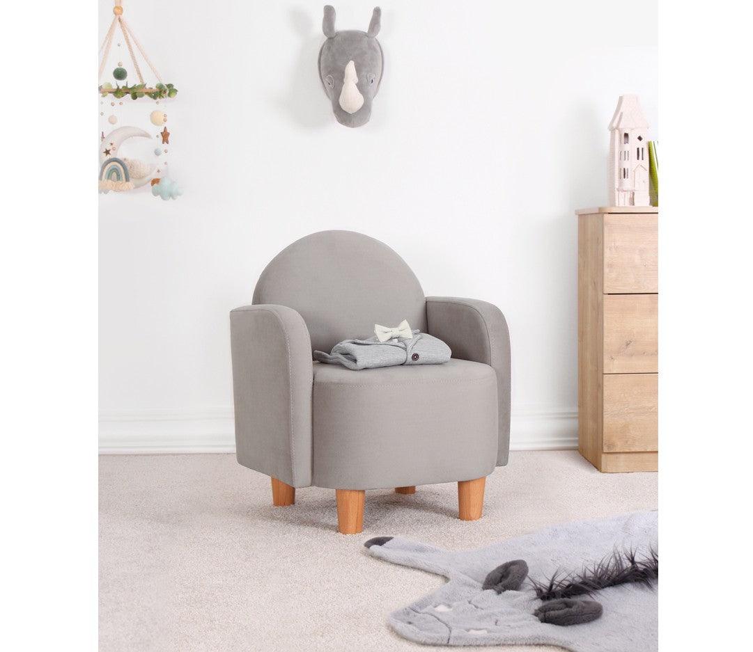 Scaun pentru Copii Nock, Gri, 35 x 51 x 47 cm