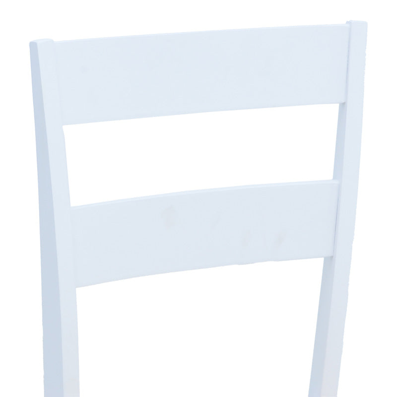 Scaun pentru sufragerie York, alb-Natural, lemn/piele eco, 39x47x89 cm, foto produs 6
