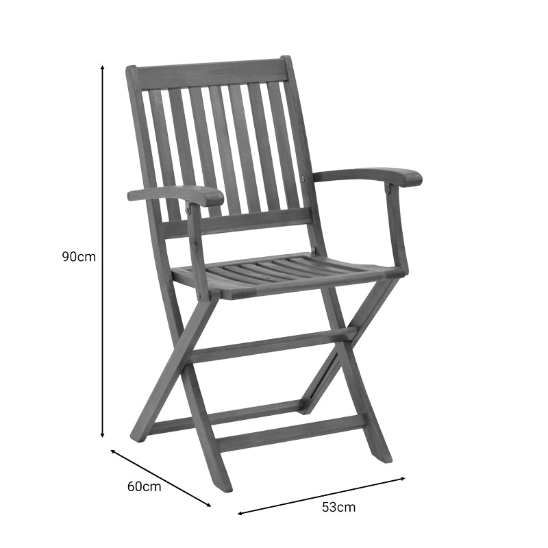 Scaun pliabil de gradina Joter, Maro, 53x60x90 cm