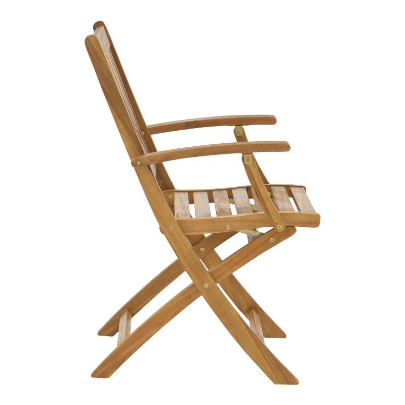 Scaun pliabil de gradina Mobie, Maro, 56x61x89 cm, detaliu produs