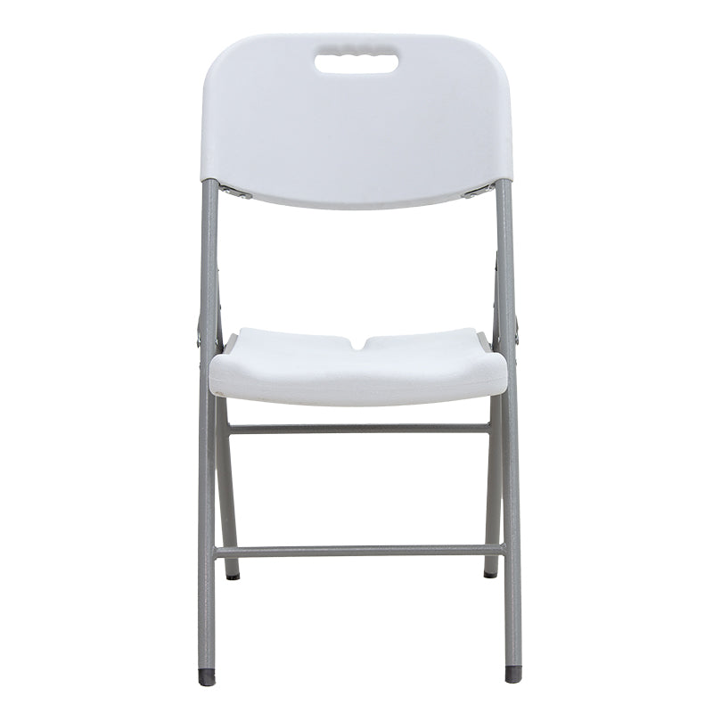 Scaun pliabil Zora alb, pentru conferinte sau exterior, 46x56x87 cm