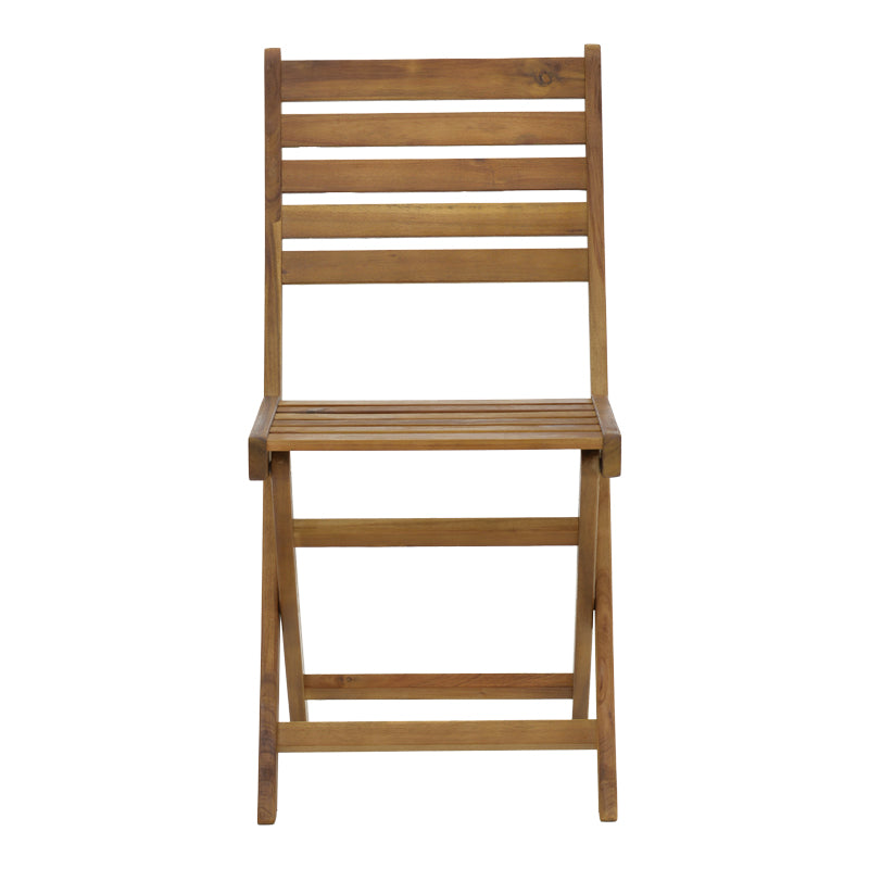 Scaun pliant Fatel lemn de salcam, Natural, 40x53x82 cm, perspectiva suplimentara