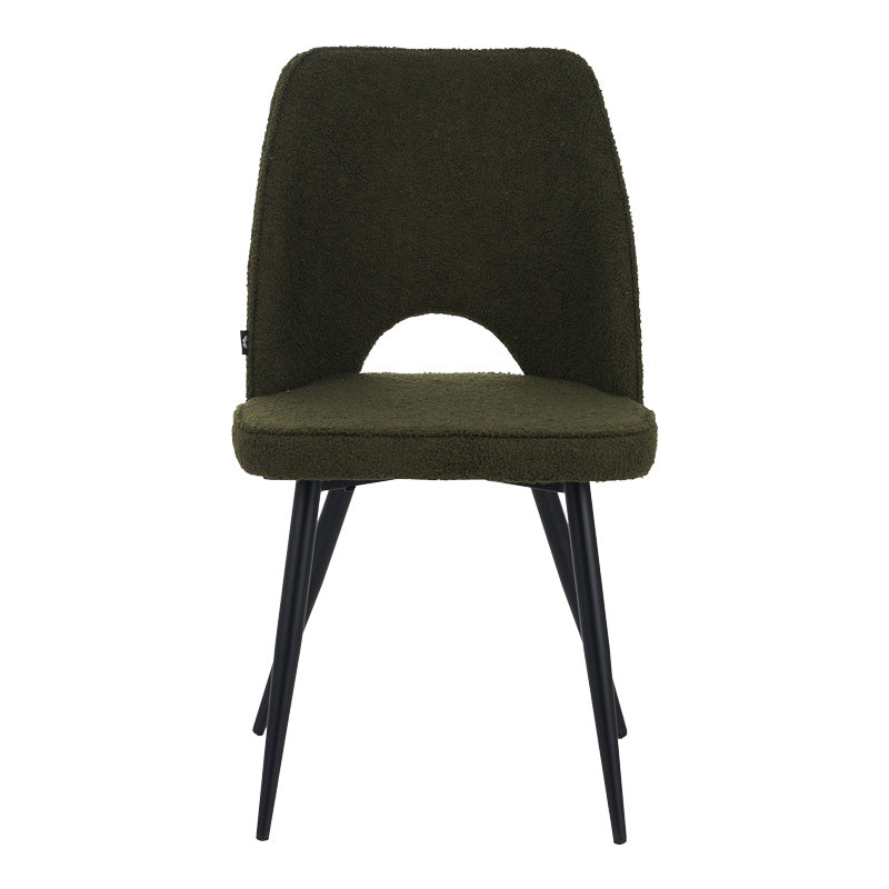 Scaun Renish, verde inchis, 61x47x92 cm