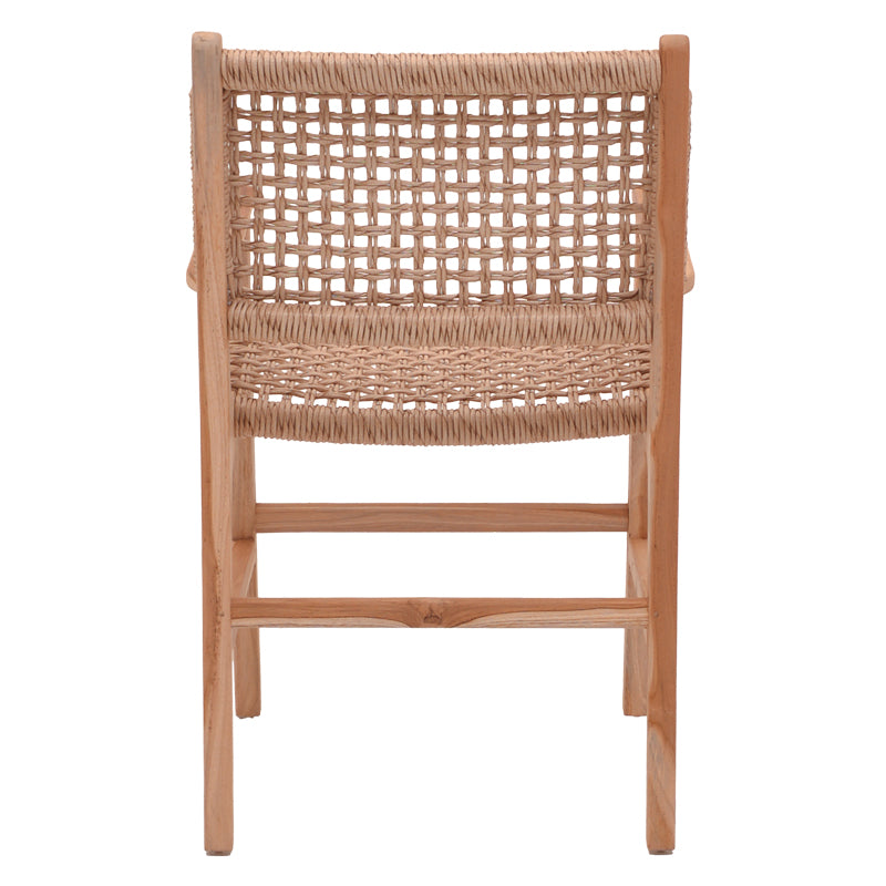 Scaun Sponze lemn de tec, Natur, 54x60x86 cm