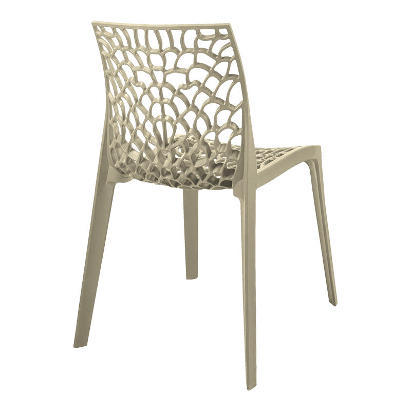 Scaun exterior Hush, polipropilena, 50x57x81 cm - Bej