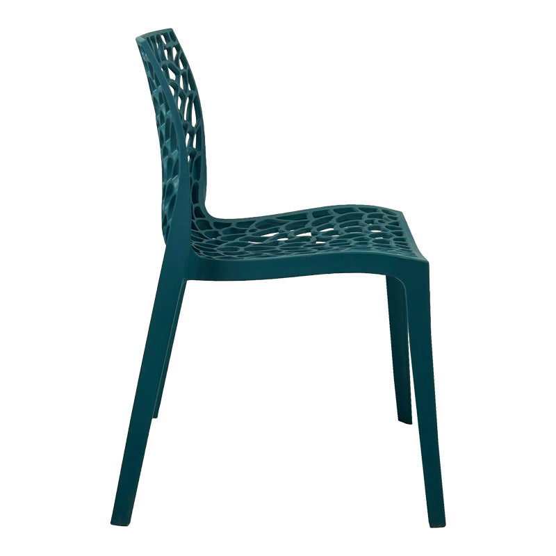 Scaun exterior Hush, polipropilena, 50x57x81 cm - Albastru
