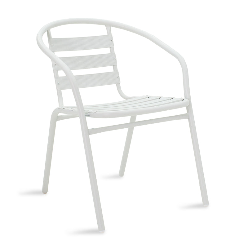 Scaun Tade metal, 58x54x73 cm - Alb