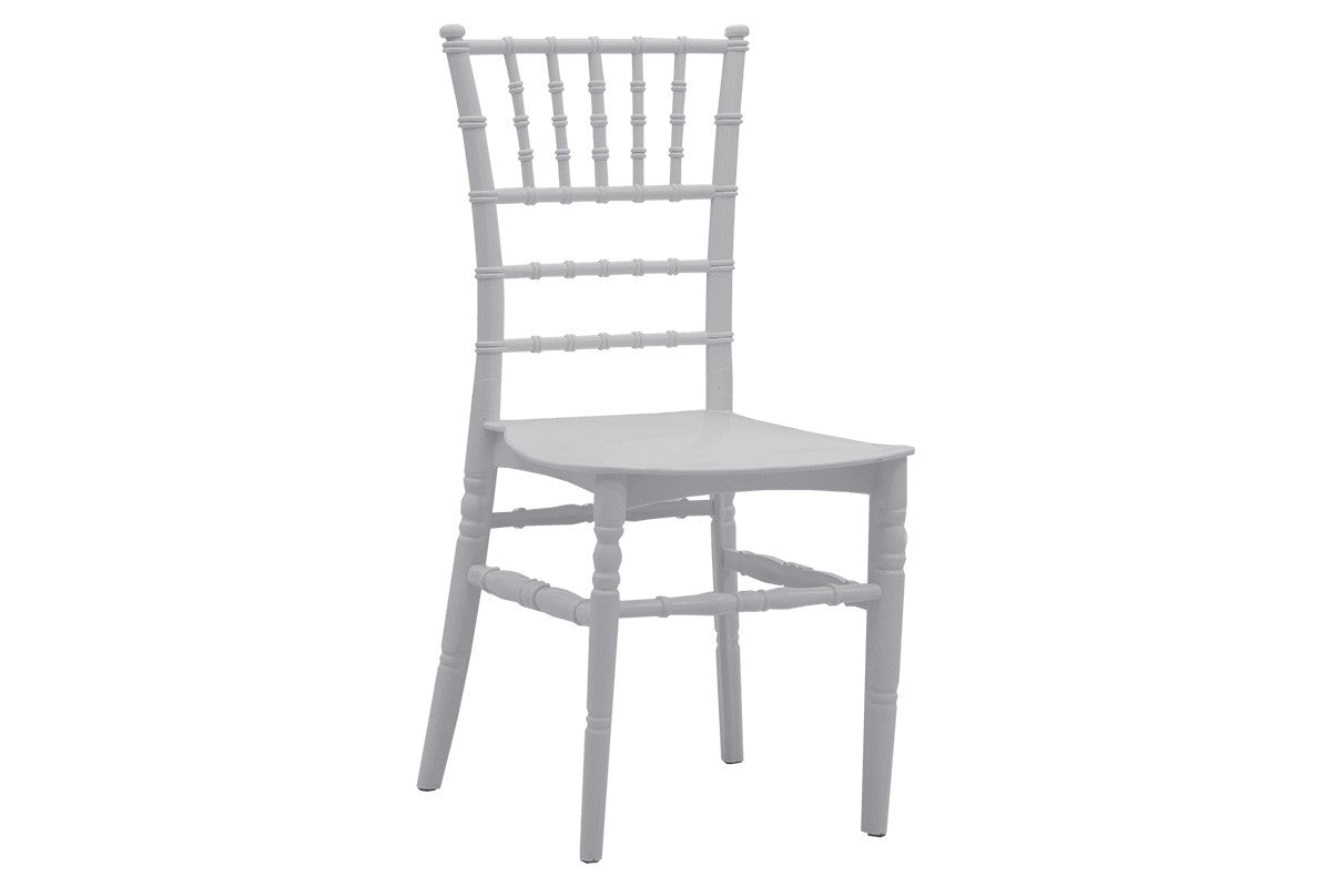 Scaun Tiffany, Alb, 40x86x43 cm