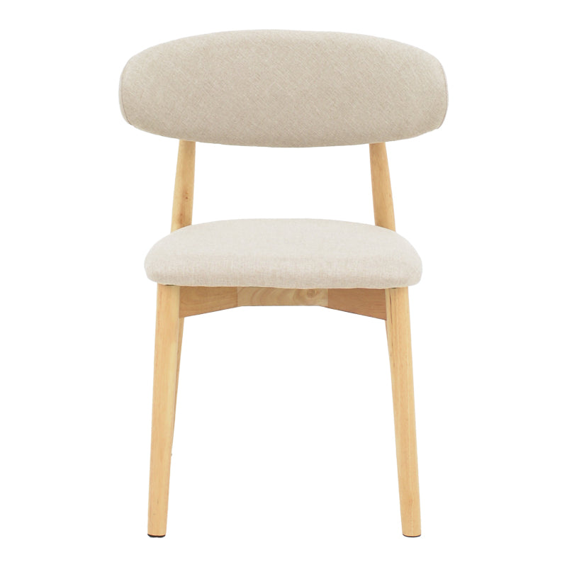 Scaun Ubene, Natural si bej, 46x58x79 cm