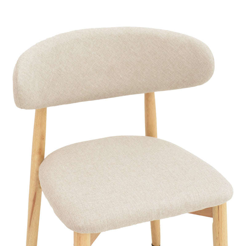 Scaun Ubene, Natural si bej, 46x58x79 cm
