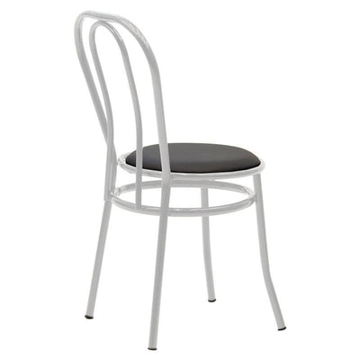 Scaun Vienna, metal, Negru, 47x40x85 cm, detaliu produs