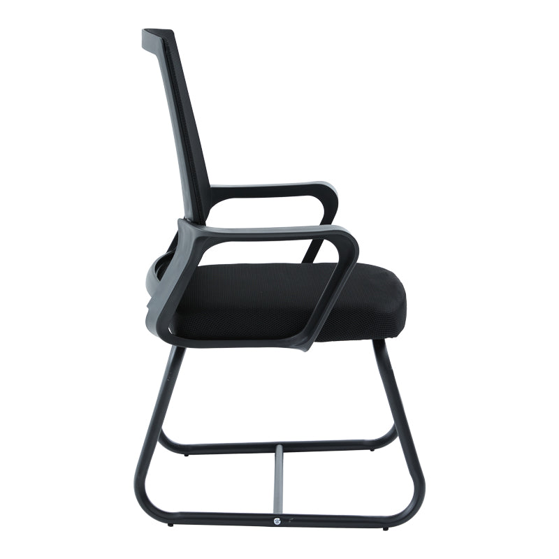 Scaun vizitator Palma, mesh, 46x52x94 cm - Negru