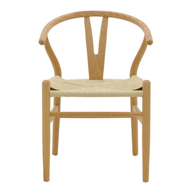 Scaun Wishbone, Alb, 53x55x76 cm, imagine suplimentara