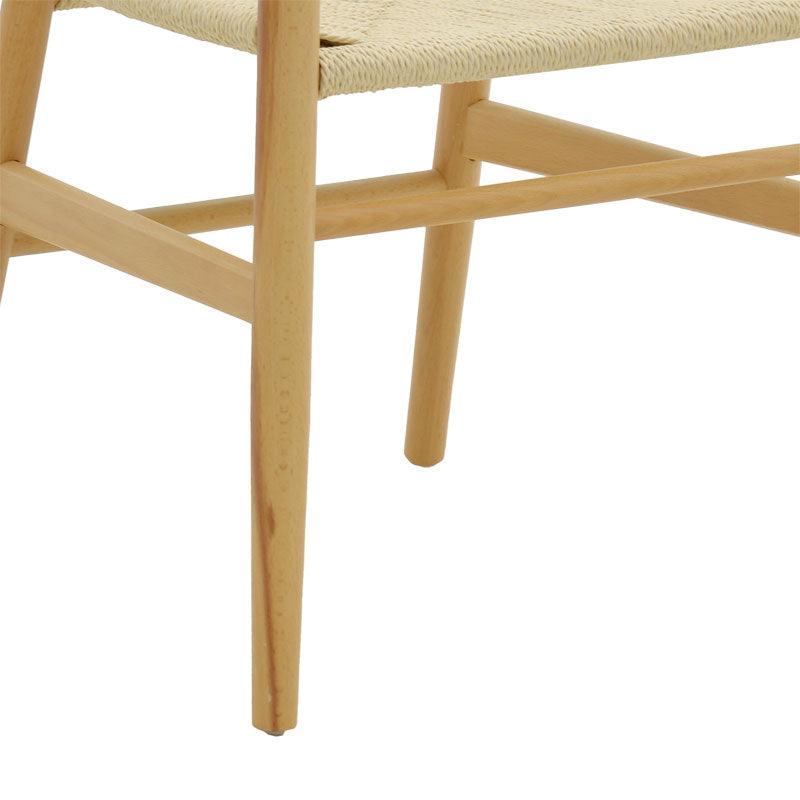 Scaun Wishbone, Alb, 53x55x76 cm
