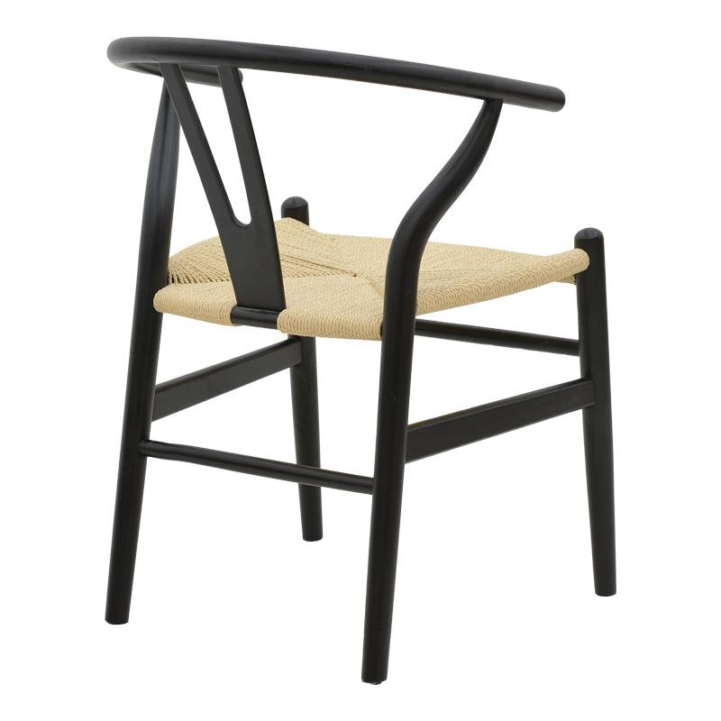 Scaun Wishbone, Alb, 53x55x76 cm