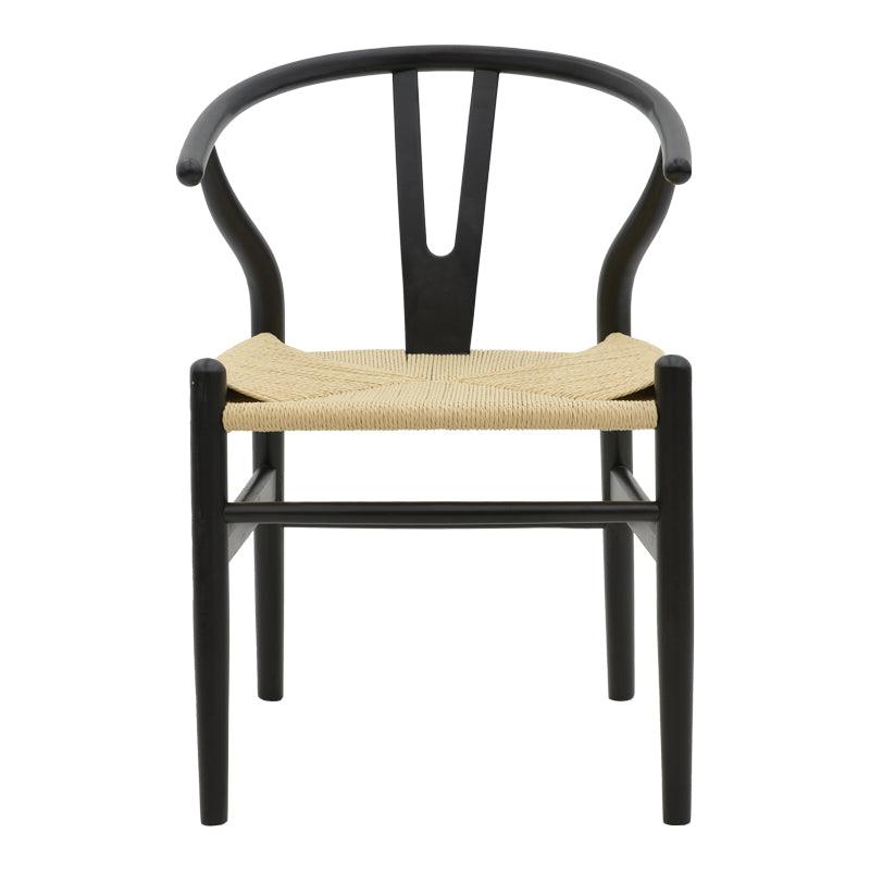 Scaun Wishbone, Alb, 53x55x76 cm