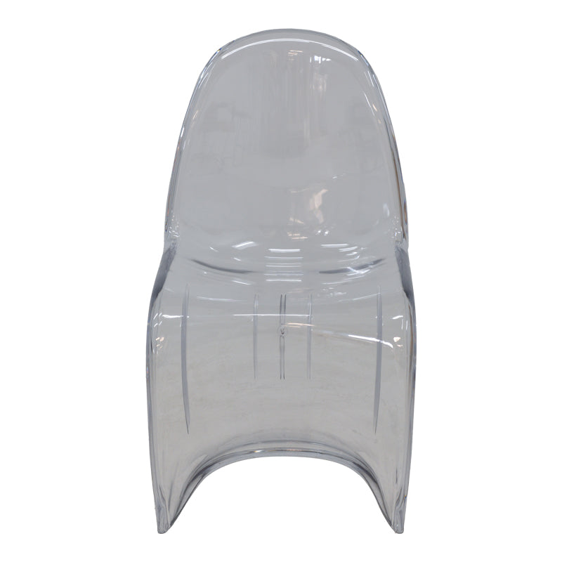 Scaun Xyofa PC Transparent, Multicolor, 42x45x85 cm, perspectiva suplimentara