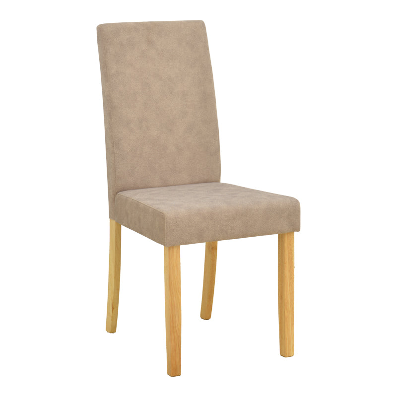Scaun Zeben, Lemn rubberwood, 44x56x94 cm - Bej-Natural