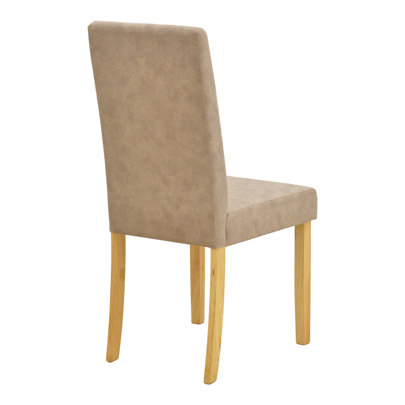 Scaun Zeben, Lemn rubberwood, 44x56x94 cm - Bej-Natural