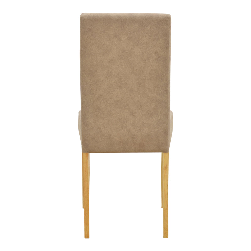 Scaun Zeben, Lemn rubberwood, 44x56x94 cm - Bej-Natural