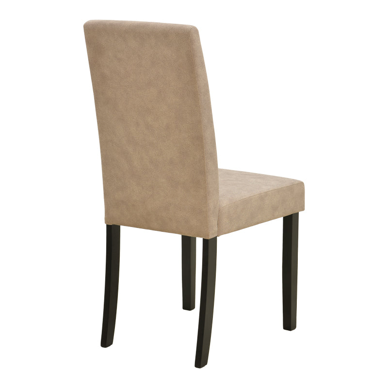 Scaun Zeben, Lemn rubberwood, 44x56x94 cm - Bej-Negru