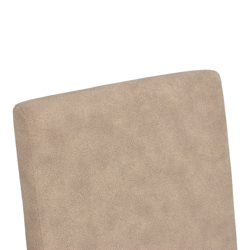 Scaun Zeben, Lemn rubberwood, 44x56x94 cm - Bej-Negru