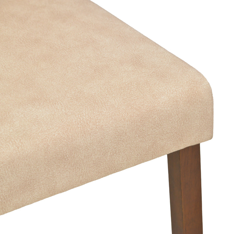 Scaun Zeben, Lemn rubberwood, 44x56x94 cm - Crem-Nuc
